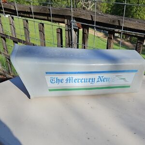 Vintage The Mercury News Newspaper Holder Delivery Box